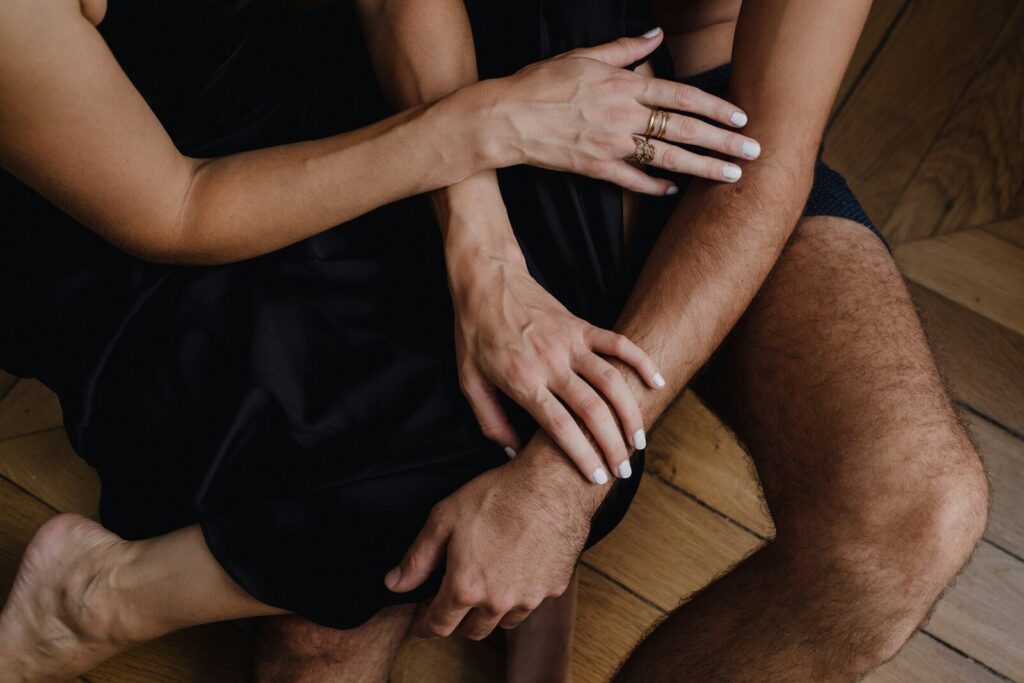 person wearing silver ring and ring, sex, intimate